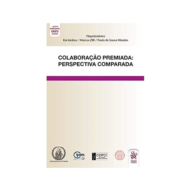 Livro - Colaboracao Premiada: Perspectiva de Direito Comparado - Ambos/zilli/mendes