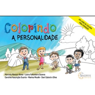 Livro - Colorindo a Personalidade: Um Livro de Colorir para Criancas - Mansur-alves/soares