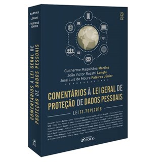 Livro Comentários à Lei Geral de Proteção de Dados Pessoais - Martins - Foco