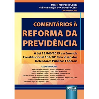 Livro - Comentarios a Reforma da Previdencia - Cogoy/cesar