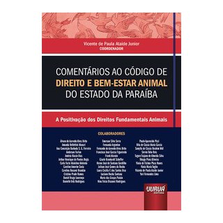 Livro - Comentarios ao Codigo de Direito e Bem-estar Animal do Estado da Paraiba - - Ataide Junior
