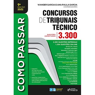 Livro - Como Passar em Conc.tribunais Tecnico - Garcia