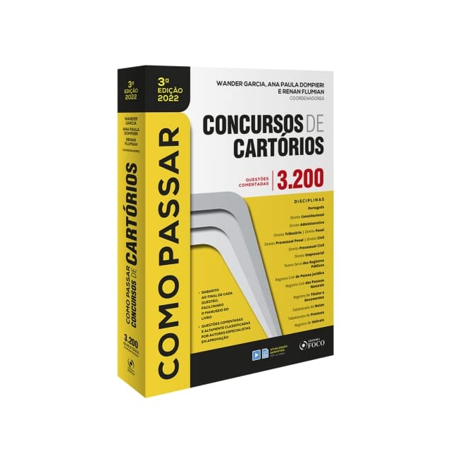 Livro - Como Passar em Concursos de Cartórios - Gialluca