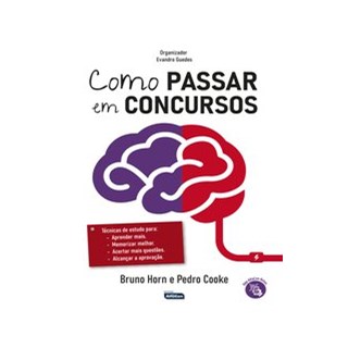 Livro - COMO PASSAR EM CONCURSOS - Horn 1º edição