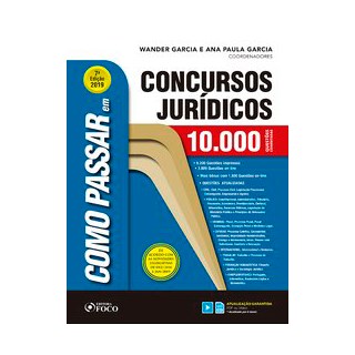 Livro - Como passar em concursos jurídicos - 10.000 questões comentadas - 7ª edição- 2019 - Garcia 7