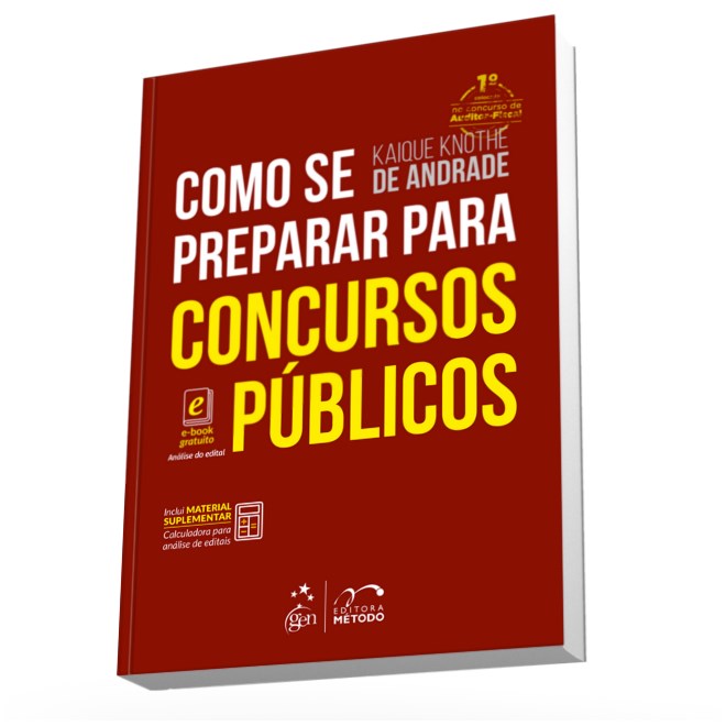 Livro - Como se Preparar para Concursos Publicos - Andrade
