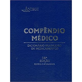 Livro - Compendio Medico: Dicionario Brasileiro de Medicamentos - Editora Andrei