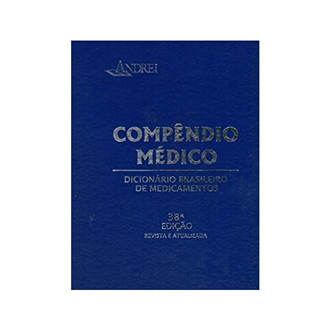 Livro - Compendio Medico: Dicionario Brasileiro de Medicamentos - Editora Andrei