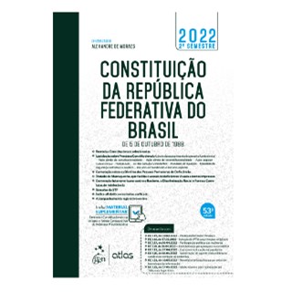 Livro - Constituicao da Republica Federativa do Brasil: de 5 de Outubro de 1988 - Moraes