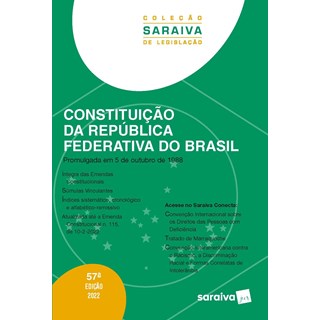 Livro - Constituicao da Republica Federativa do Brasil - Saraiva Juridico