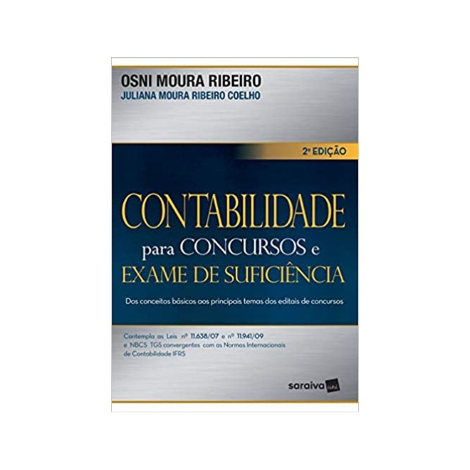Livro - Contabilidade para Concursos e Exame de Suficiencia - dos Conceitos Basicos - Ribeiro/coelho