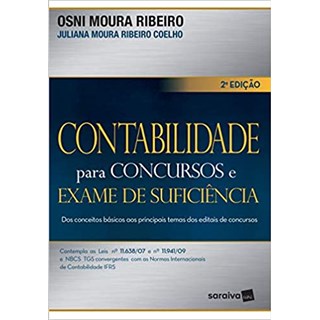 Livro - Contabilidade Para Concursos e Exame de Suficiência - Ribeiro - Saraiva