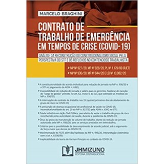Livro - Contrato de Trabalho de Emergencia em Tempos de Crise (covid-19) - Marcelo Braghini