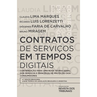 Livro Contratos de Serviços em Tempos Digitais - Marques - Revista dos Tribunais