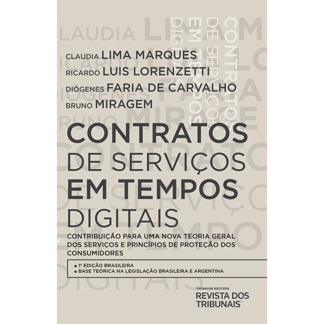 Livro - Contratos de Servicos em Tempos Digitais - Miragem/lorenzetti/c