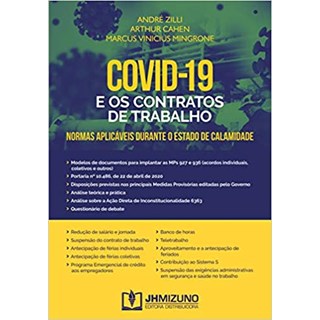 Livro - Covid-19 e os Contratos de Trabalho - Zilli - Jh Mizuno