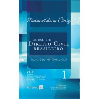 Livro - Curo de Direito Civil Brasileiro - Vol 1 - Diniz