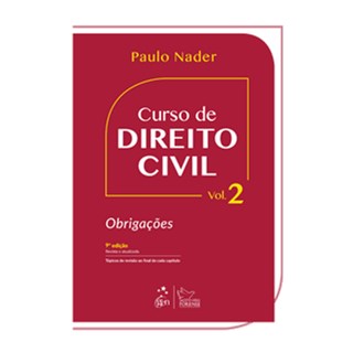 Livro - CURSO DE DIREITO CIVIL - VOL. 2 - OBRIGACOES - NADER