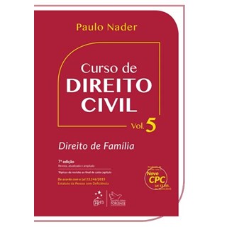 Livro - Curso de Direito Civil - Vol. 5 - Direito de Familia - Nader