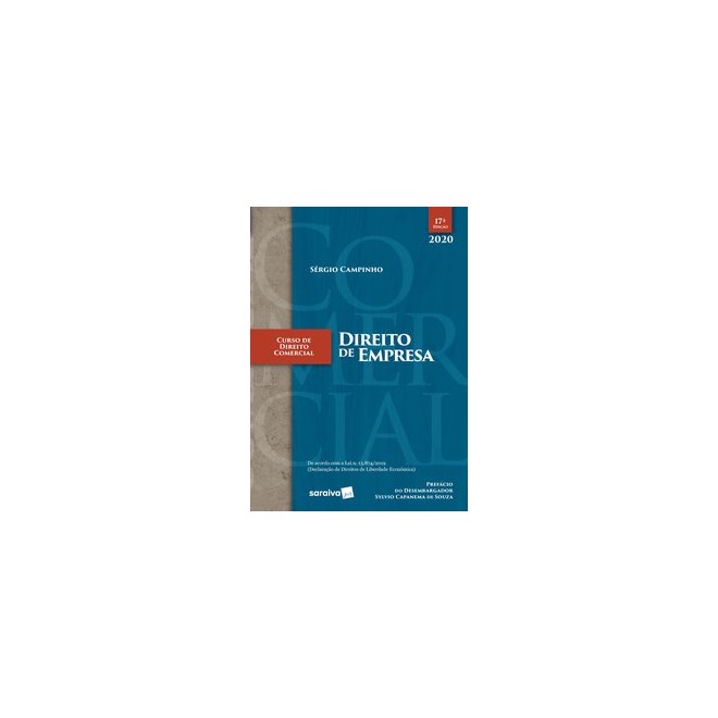 Livro - Curso de Direito Comercial - Direito de Empresa - Campinho 17º edição