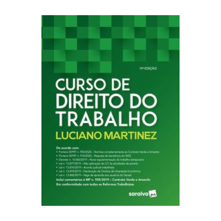 Livro - Curso de Direito do Trabalho - Martinez 11º edição Livro - Curso de Direito do Trabalho - Martinez 11º edição
