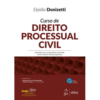 Livro Curso de Direito Processual Civil - Donizetti - Atlas