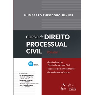 Livro Curso de Direito Processual Civil Vol 1 - Junior - Forense