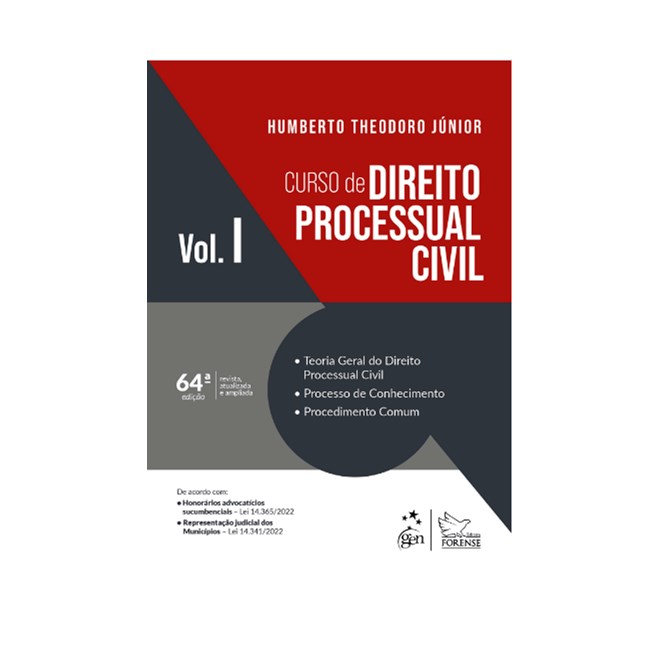 Livro - Curso de Direito Processual Civil: Vol. 1 - Theodoro Junior