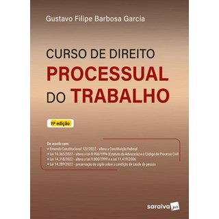 Livro - Curso de Direito Processual do Trabalho - Garcia