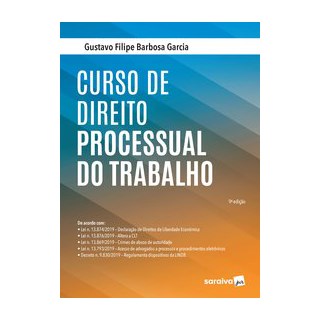 Livro - Curso de Direito Processual do Trabalho - Garcia 9º edição