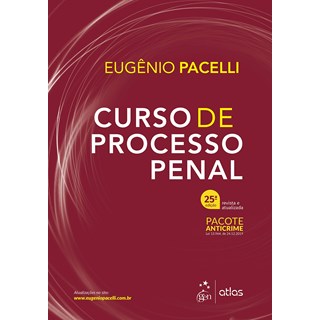 Livro Curso de Processo Penal - Pacelli - Atlas
