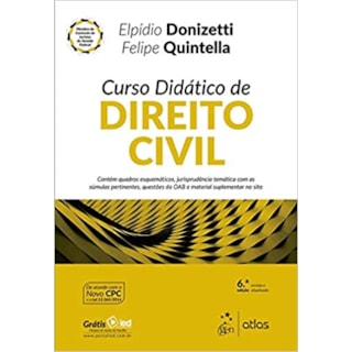 Livro - Curso Didático de Direito Civil - Donizetti - Atlas Livro - Curso Didático de Direito Civil - Donizetti - Atlas