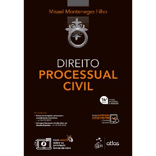 Livro - Curso Direito Processual Civil - Montenegro Filho