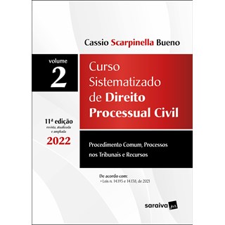 Livro - Curso Sistematizado de Direito Processual Civil - Vol 2 - Bueno