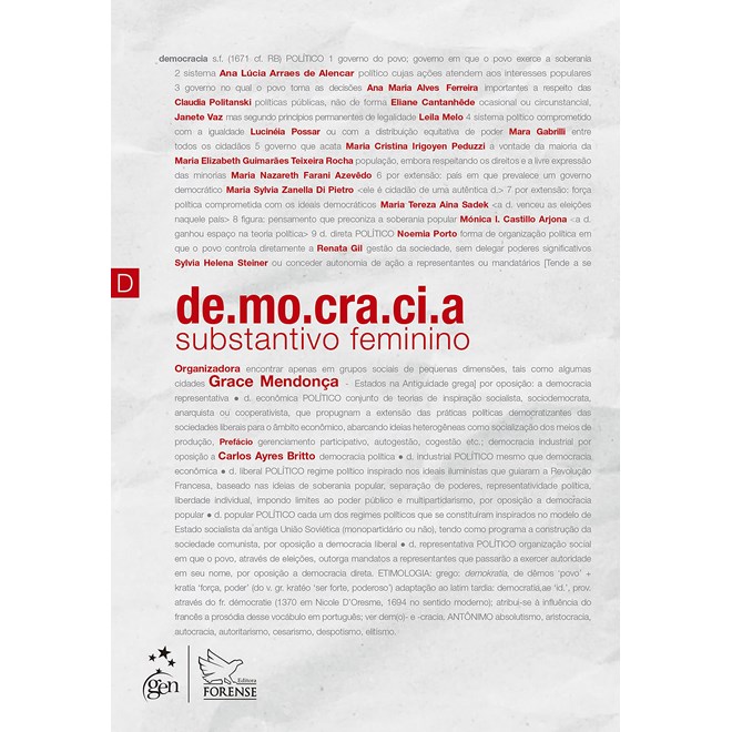 Livro - Democracia: Substantivo Feminino - Mendonca