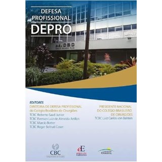 Livro Depro: Departamento de Defesa Profissional do Colégio Bras. de Cirurgiões - Artifon