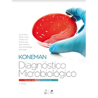 Livro Diagnóstico Microbiológico Texto e Atlas Colorido - Koneman - Guanabara