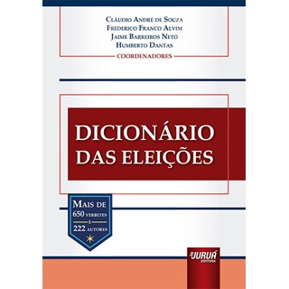 Livro - Dicionario das Eleicoes - Souza/ Alvim/barreir