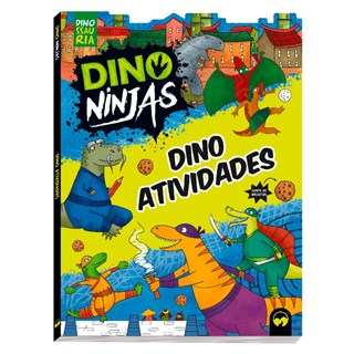 Livro - Dino Atividades - Azul - Dino Ninjas - Vale das Letras