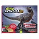 Livro - Dinossauros Carnivoros - Dinoaventura 4d - Tiranossauro Rex Velociraptor - Vale das Letras