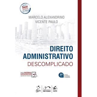 Livro - Direito Administrativo Descomplicado - Alexandrino/paulo