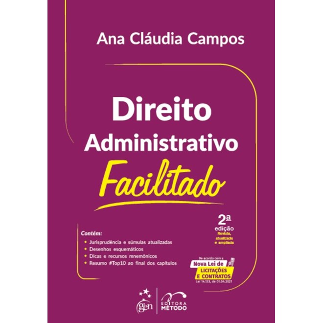 Livro - Direito Administrativo Facilitado - Campos