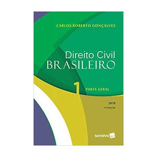 Livro  - Direito Civil Brasileiro Volume 1 - Parte Geral - 17ª Edição - Gonçalves