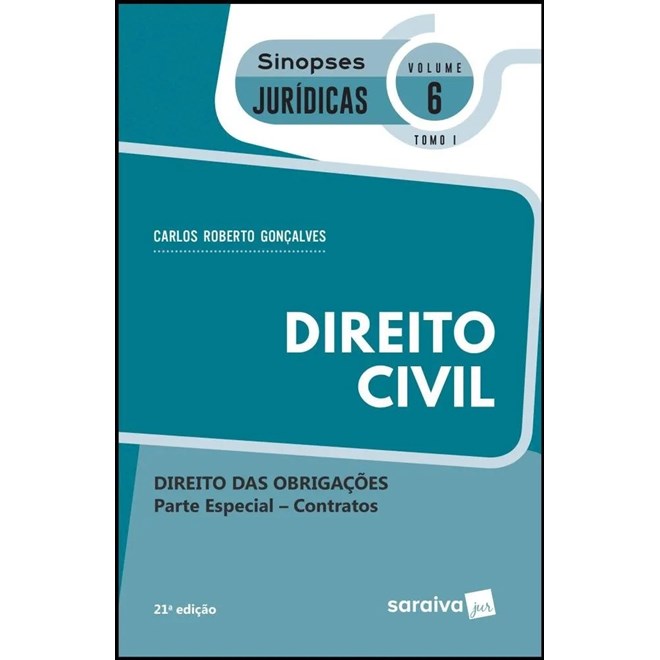 Livro - Direito Civil Contratos - Vol 6 - Goncalves