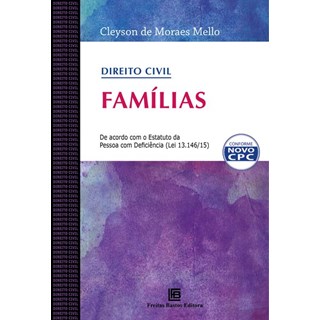 Livro - Direito Civil - Familias - de Acordo com o Estatuto da Pessoa com Deficienc - Mello