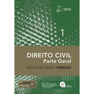 Livro Direito Civil: Parte Geral - Venosa - Atlas