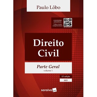 Livro - Direito Civil: Parte Geral - Vol. 1 - Lobo