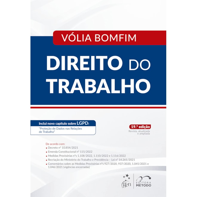 Livro - Direito do Trabalho - Bomfim