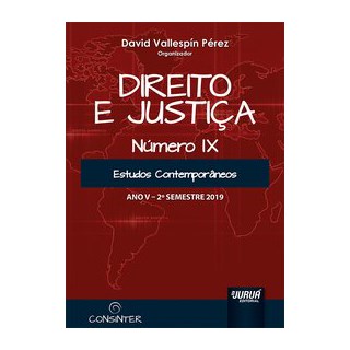 Livro - Direito e Justica - Ano V - Ix - 2  Semestre 2019 - Estudos Contemporaneos - Perez