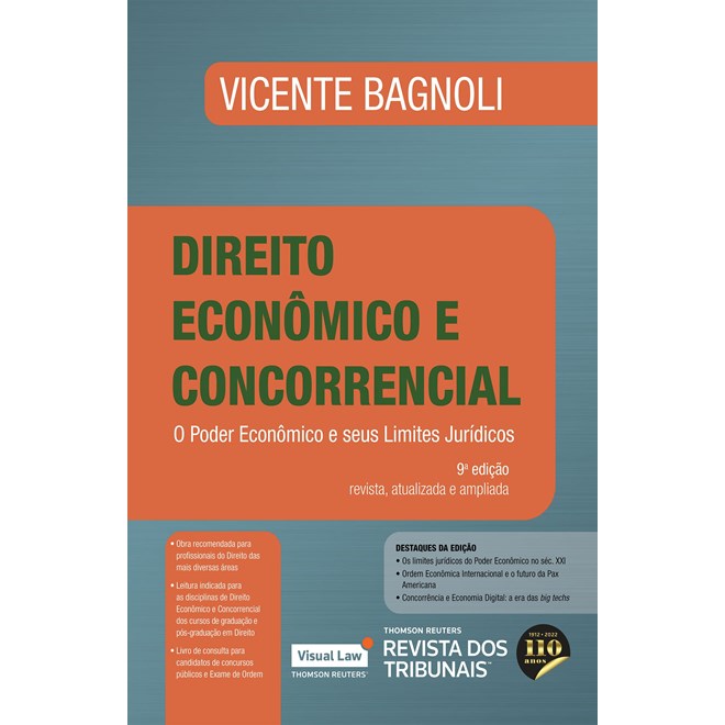 Livro Direito Econômico e Concorrencial - Bagnoli - Revista dos Tribunais